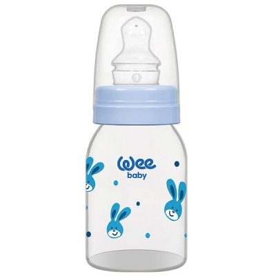 شیشه شیر کلاسیک آبی وی 125 میلی لیتر