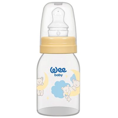 شیشه شیر پروپیلن کلاسیک زرد وی 125 میلی لیتر