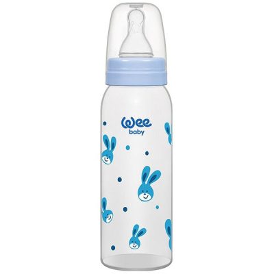 شیشه شیر پروپیلن کلاسیک آبی وی 250 میلی لیتر