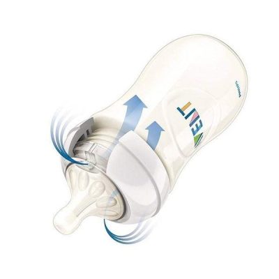 شیشه شیر نچرال پروپیلن آنتی کولیک سفید اونت 260 میلی لیتر