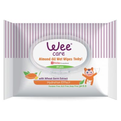 دستمال مرطوب وی حاوی روغن بادام