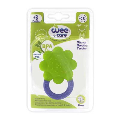 دندان گیر تمام سیلیکونی وی طرح گل