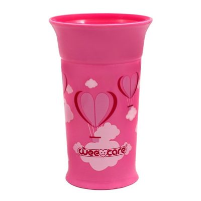 لیوان آموزشی ۳۶۰ درجه وی صورتی