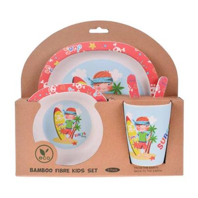 ظرف غذای کودک بامبو