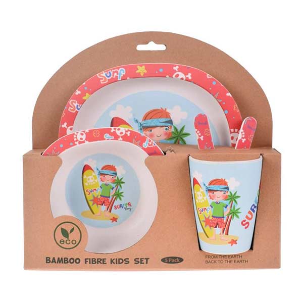 ظرف غذای کودک بامبو