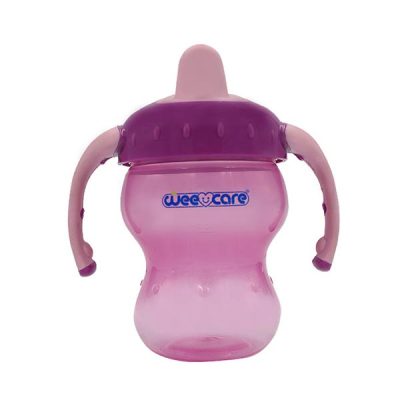 لیوان ضد چکه آب خوری و آبمیوه خوری وی صورتی