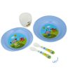 ست 5 تکه ظرف غذای کودک طرح نابی آبی