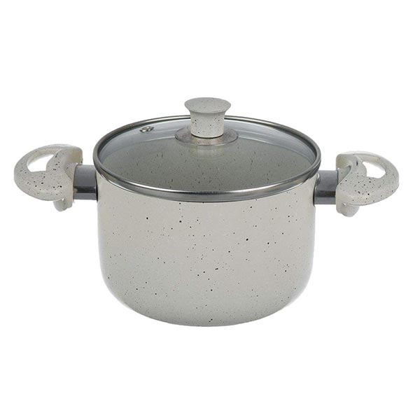 قابلمه گرانیتی سیسمونی نوزاد عروس مدل نلیا کرم رنگ