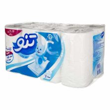 دستمال توالت تنو مدل 16 عددی