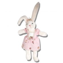 عروسک خرگوش لباس صورتی