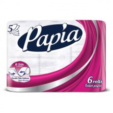 دستمال توالت پاپیا 6 عددی