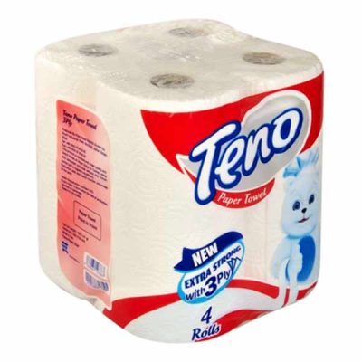 دستمال حوله کاغذی تنو 4 عددی