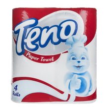 دستمال حوله کاغذی تنو 4 عددی