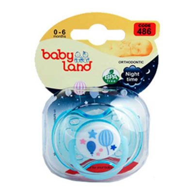 پستانک ارتودنسی النا بادکنک آبی بیبی لند