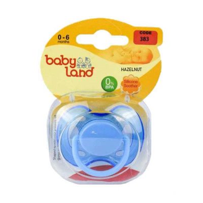 پستانک فندقی النا شفاف آبی 0تا6