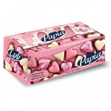 دستمال کاغذی 2 لایه 150 برگ پاپیا قلب صورتی