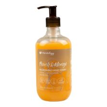 مایع دستشویی کرمی هندولوژی با رایحه هلو و انبه