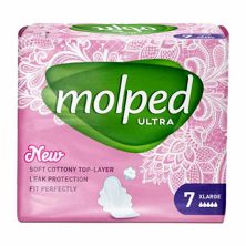 نوار بهداشتی مولپد مسافرتی سایز خیلی بزرگ مدل Ultra بسته 7 عددی