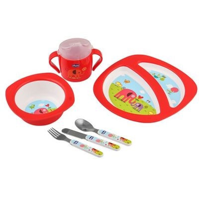 ظرف غذای کودک رنگ قرمز