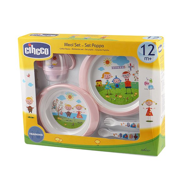 ظرف غذای کودک رنگ صورتی