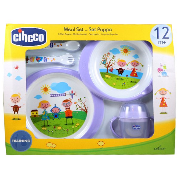 ست 5 تکه ظرف غذای استپ دار کودک سیکو رنگ بنفش