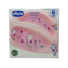 ظرف غذای سیلیکونی کودک سیکو رنگ صورتی