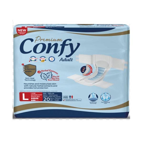 پوشک بزرگسال کانفی سایز بزرگ بسته 20 عددی